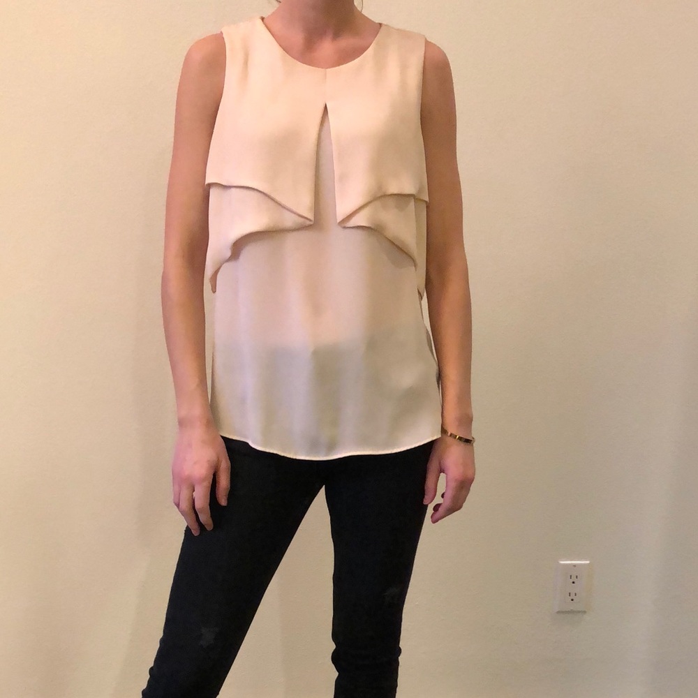 Layered Cream Top